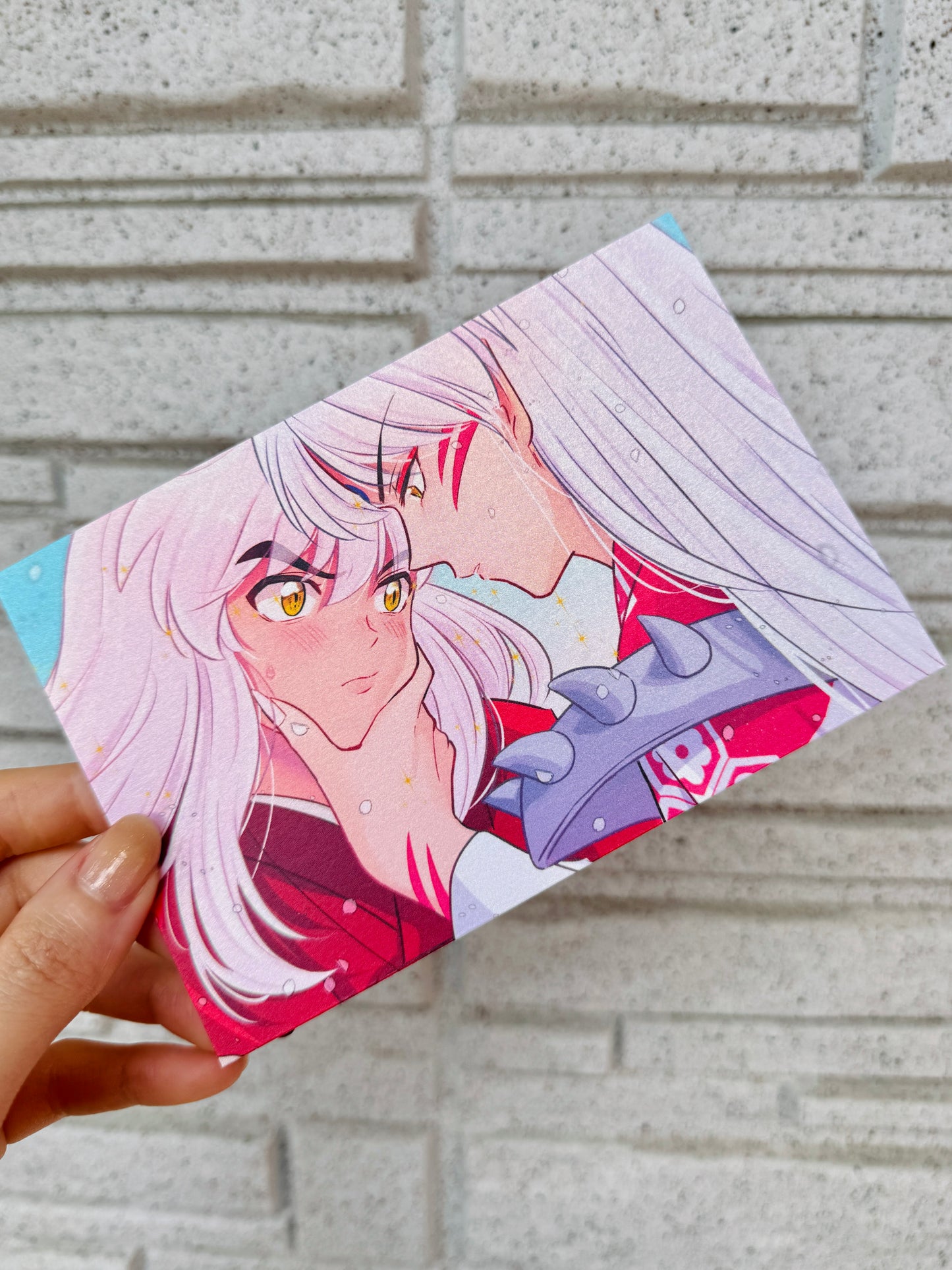 Inuyasha Fan Art Postcard Set Vol. 3- 4 Piece Pearlescent Art Prints - 2026 Collection