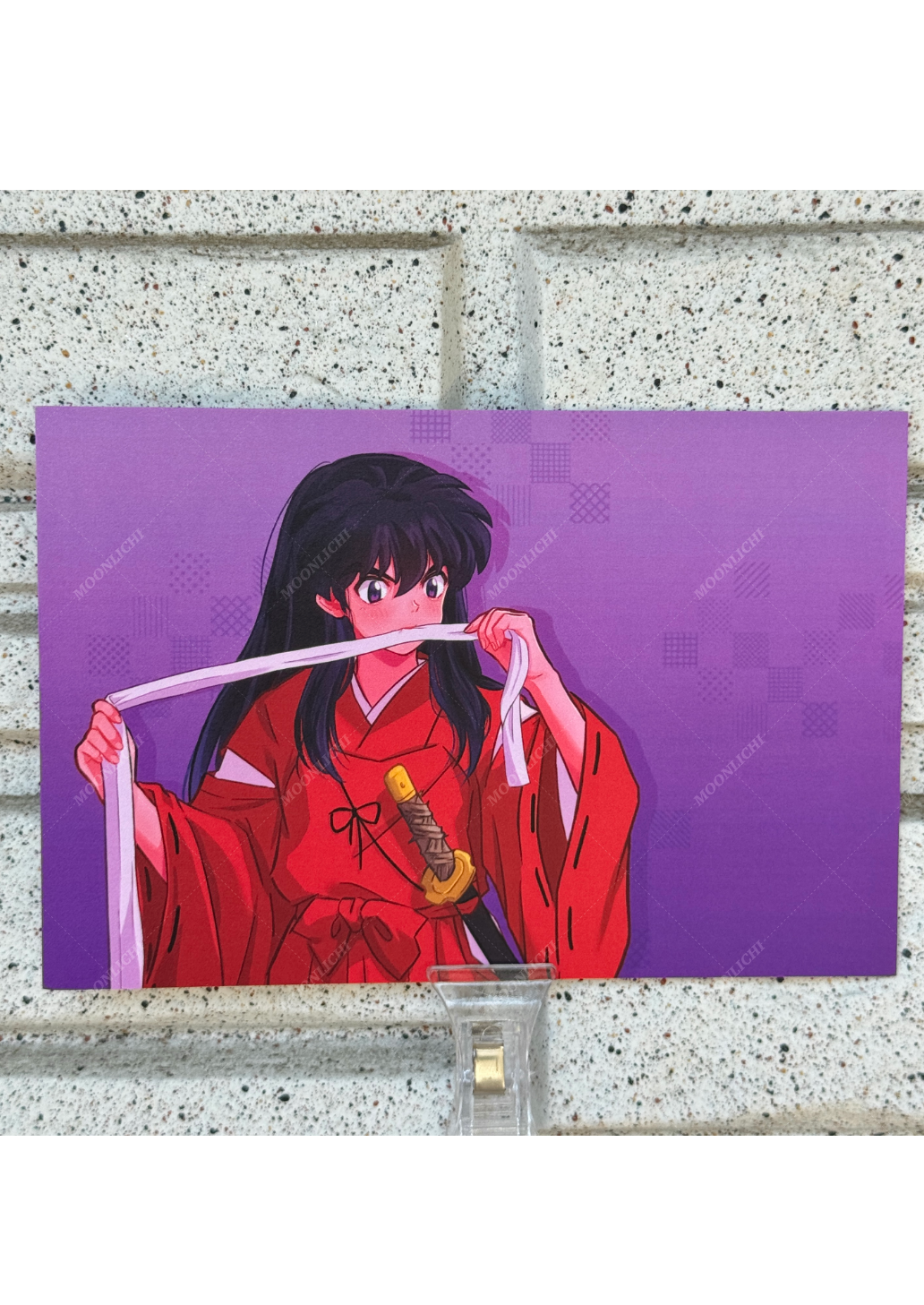 Inuyasha Fan Art Postcard Set Vol. 1- 4 Piece Pearlescent Art Prints - 2026 Collection