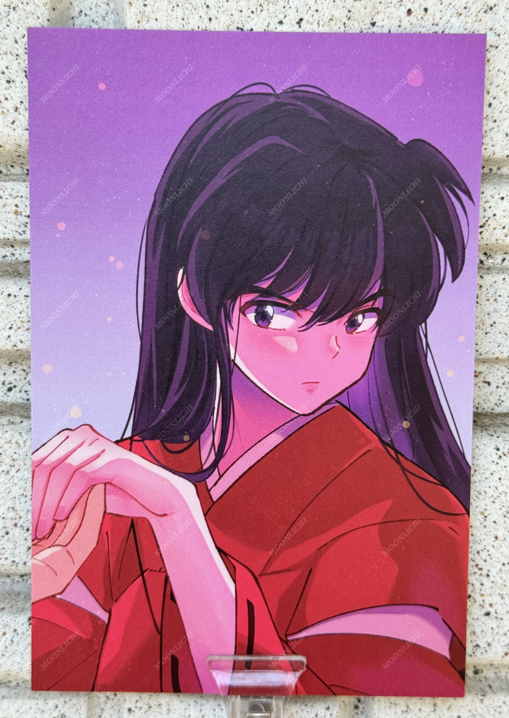 Inuyasha Fan Art Postcard Set Vol. 1- 4 Piece Pearlescent Art Prints - 2026 Collection