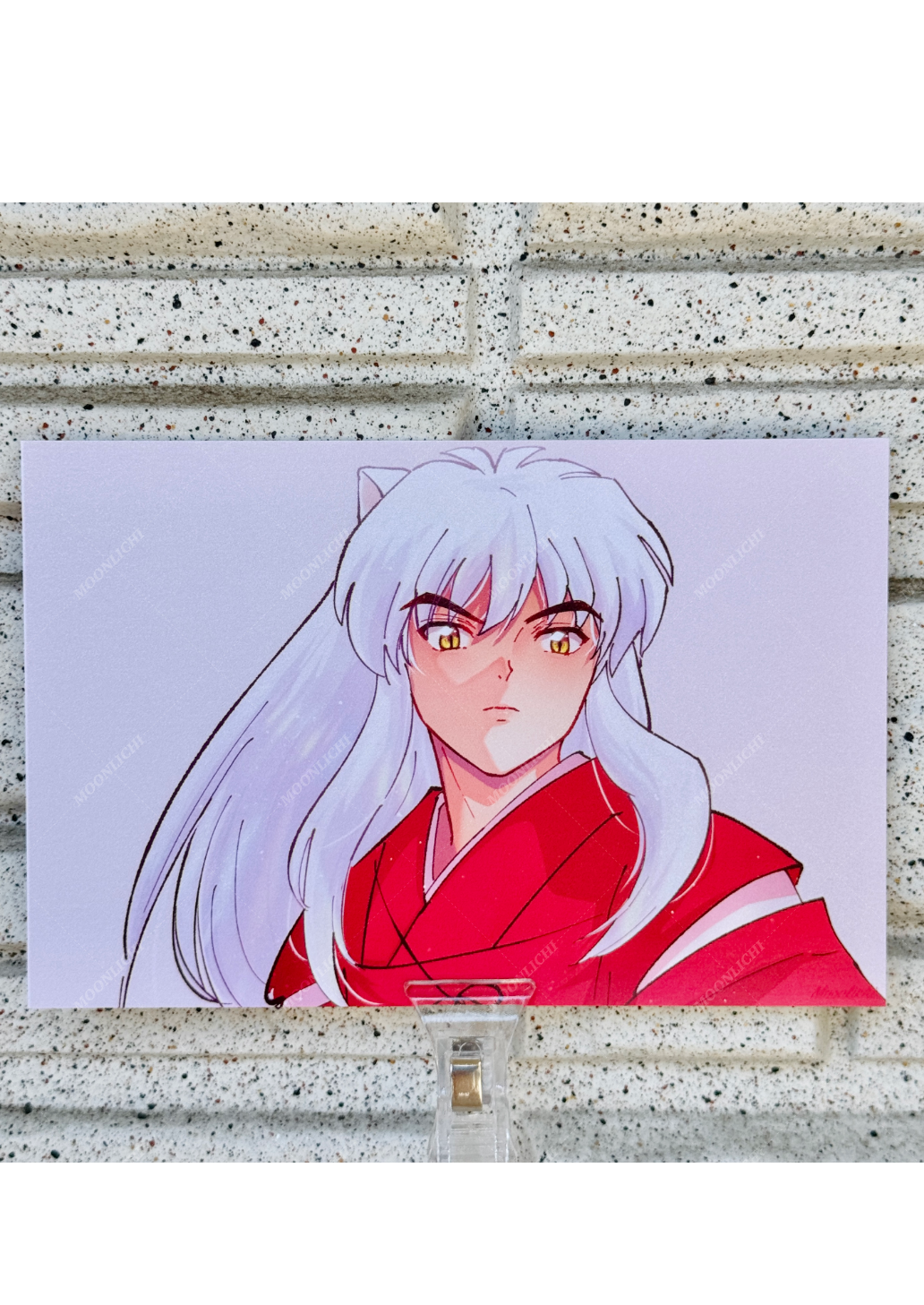 Inuyasha Fan Art Postcard Set Vol. 5- 4 Piece Pearlescent Art Prints - 2026 Collection