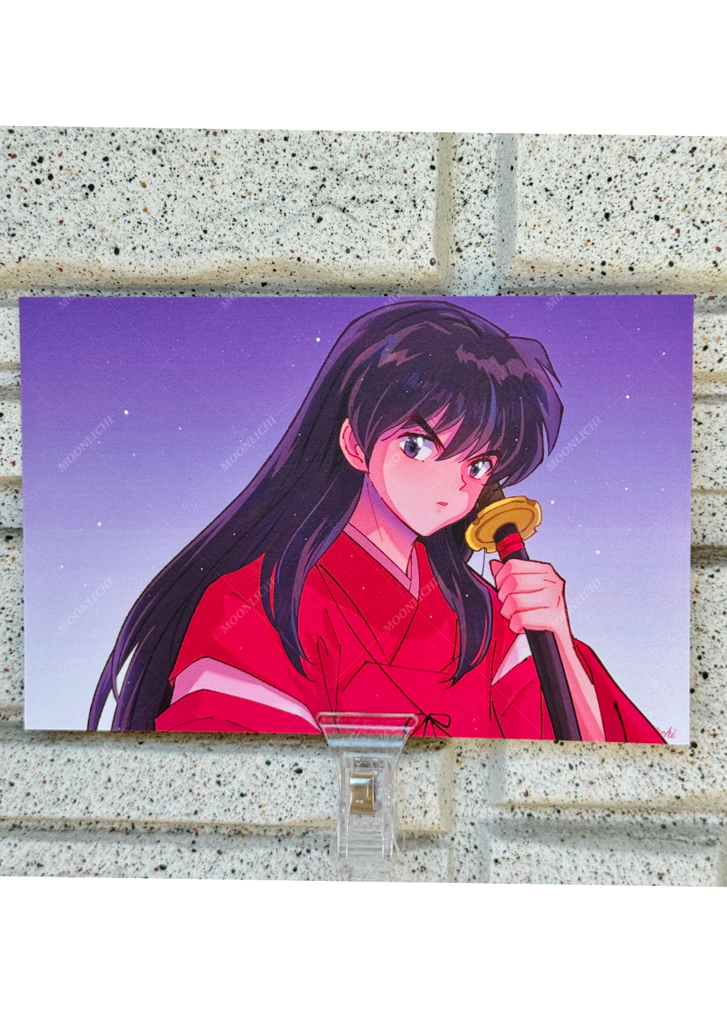 Inuyasha Fan Art Postcard Set Vol. 5- 4 Piece Pearlescent Art Prints - 2026 Collection