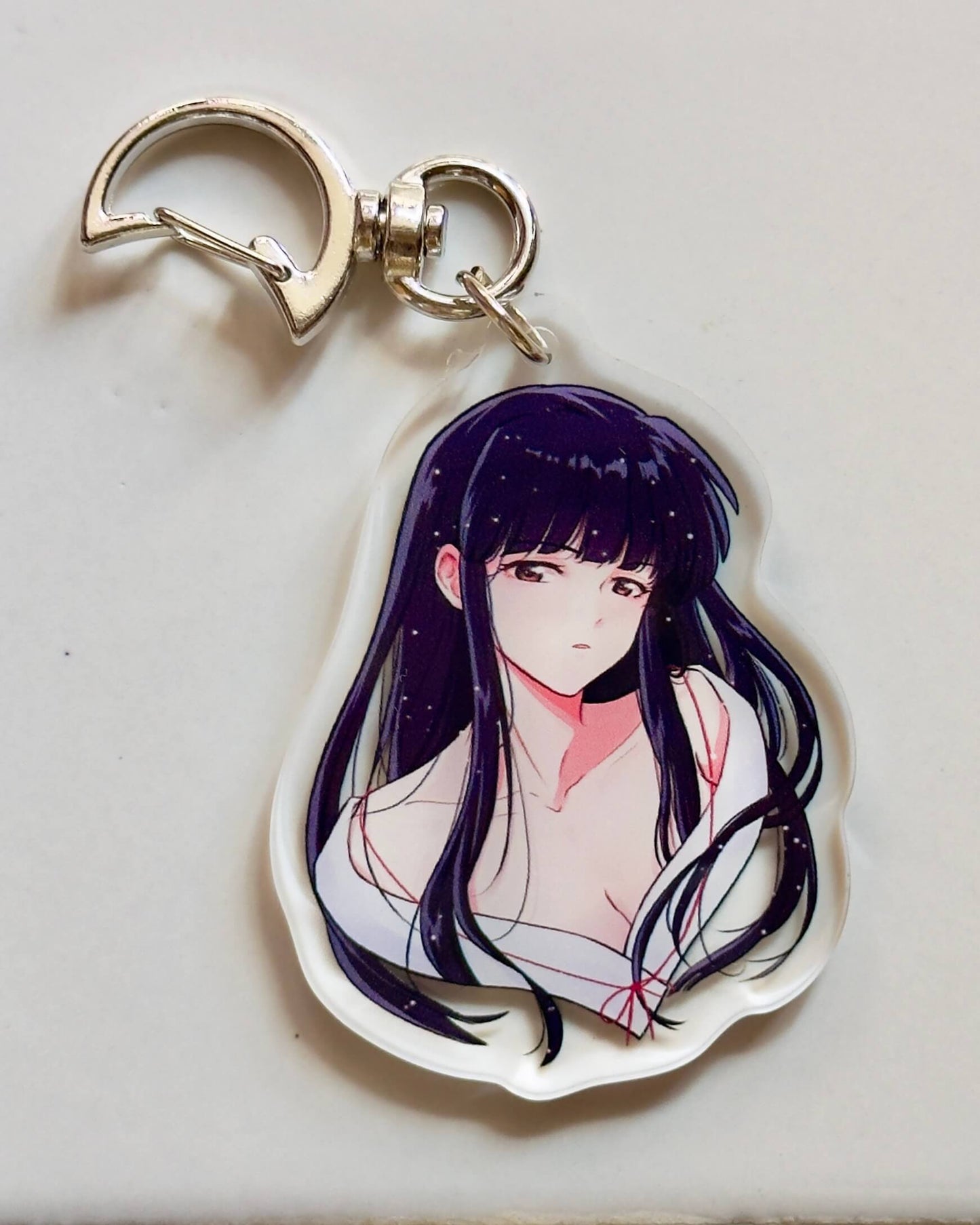 Kikyo Acrylic Keychain –High-Quality Anime Accessory