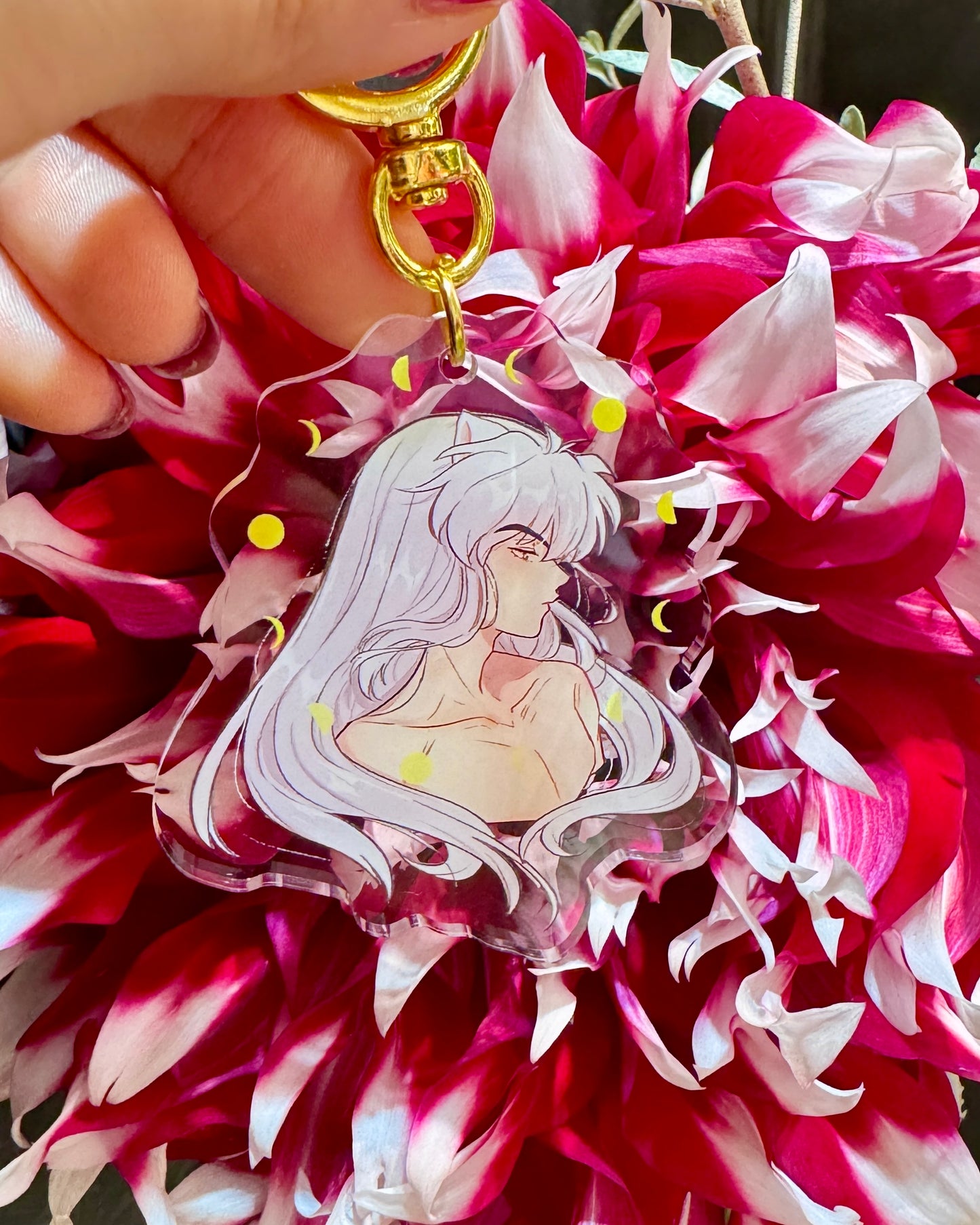 Inuyasha & Human Inuyasha Acrylic Keychain